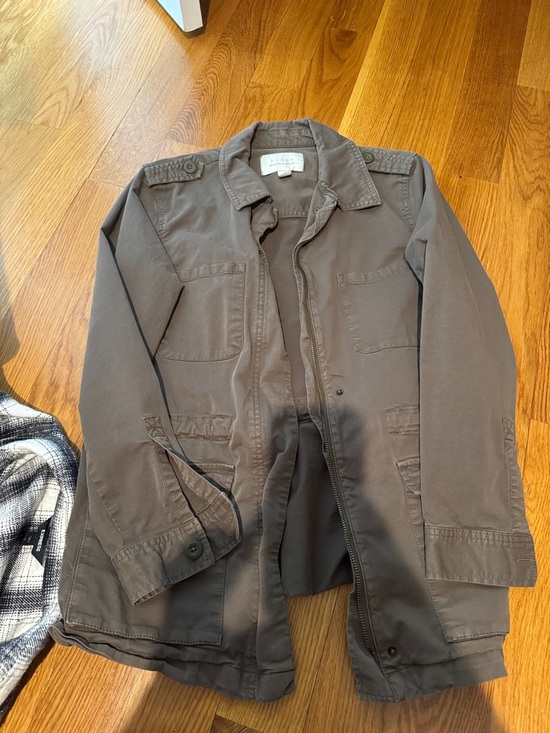 hinge Jackets & Blazers - hinge Men's Military Field Jacket in Gray